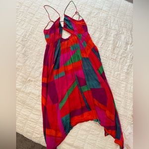 Anthropologie asymmetrical modal dress